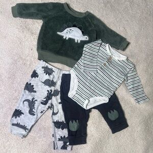 Pekkle Dinosaur Matching Set 3 Months